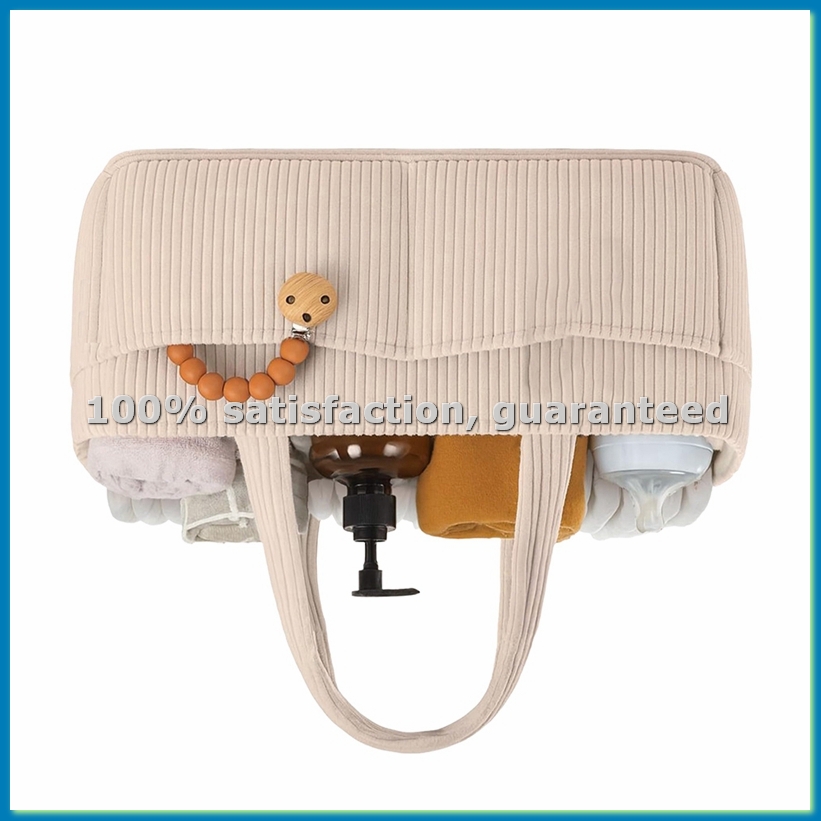 Baby Nursery Basket - おむつ交換台用ベビーおむつオーガナイザー - スタイリッシュな保育園用収納バスケット 新生児必需品 ベビーシャワーギフト-ABFB
