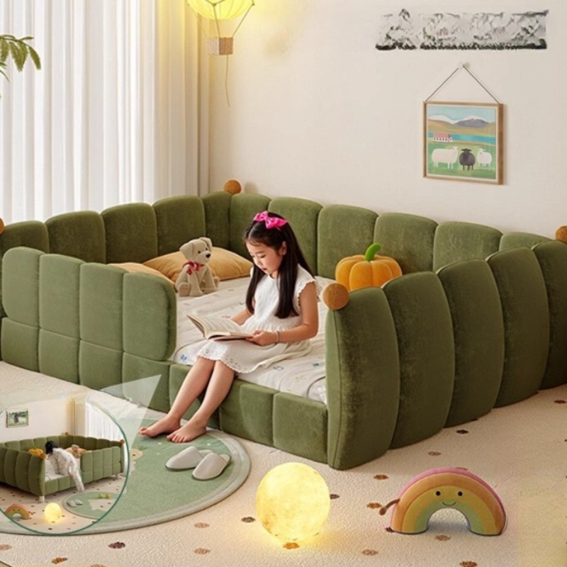 Bed Rail Toddler - 通常のガードレール付き子供用ベッド、安全な北欧風シンプルデザイン、モダンスタイルの子供用ベッド、幼児用プレイヤード、子供用家具、家庭用