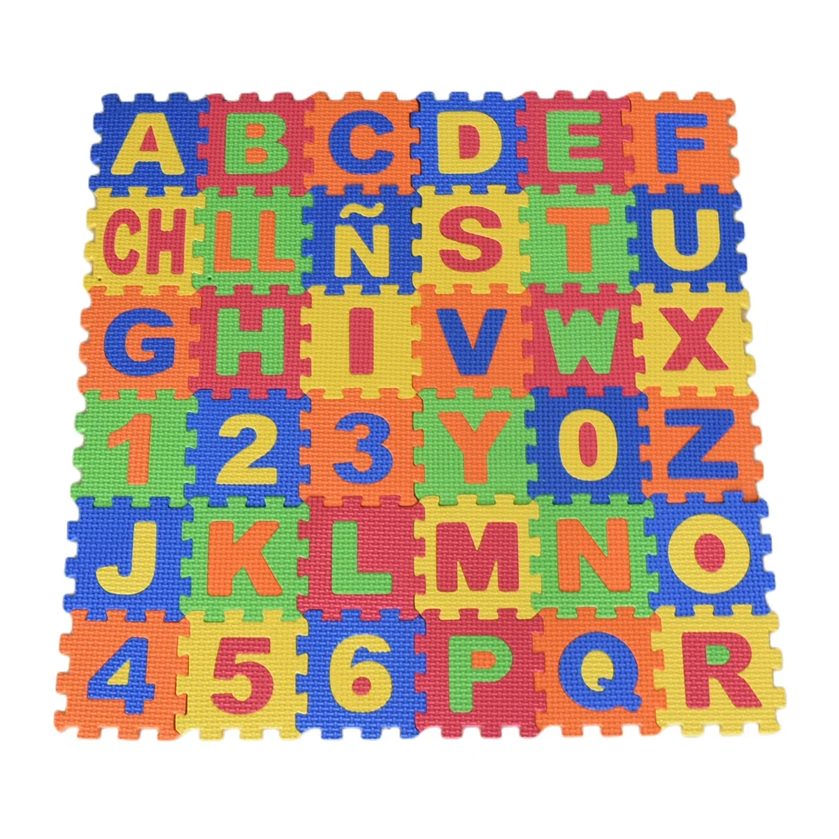 Baby Nursery Pillow - フォームプレイマット,アルファベット文字,数字,教育玩具,柔らかいクッション,赤ちゃんの手工芸品,床用ギフト,9cm, 36個