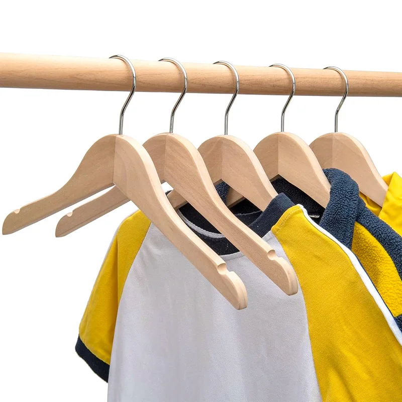 Closet Organizer Baby - 6個/セット漫画木製ベビー服ハンガー、かわいい衣装ラック、ミニベビー幼児用クローゼットオーガナイザー、子供用プレゼント用ルームデコレーション