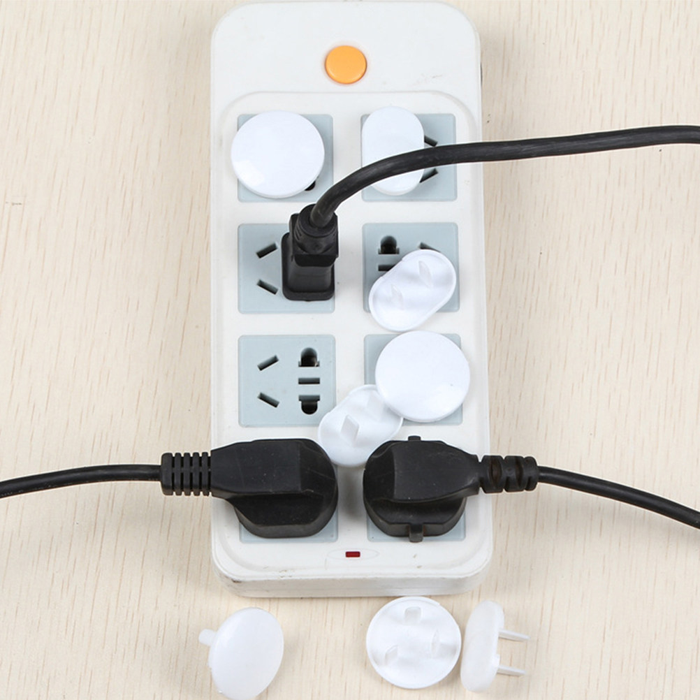Baby Nursery Outlet - 40個入り子供用安全ソケットカバー プレミアムABS製 ベビーセーフティコンセントプラグカバー 家庭 オフィス 保育園用電気プラグプロテクター