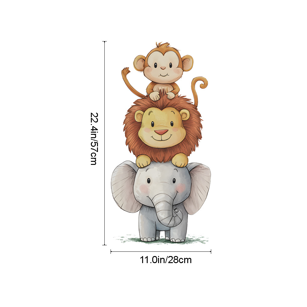 かわいい森の動物の壁ステッカー部屋用ベビールーム装飾保育園壁 - Baby Nursery Vinyl Wall Stickers のレビューと価格