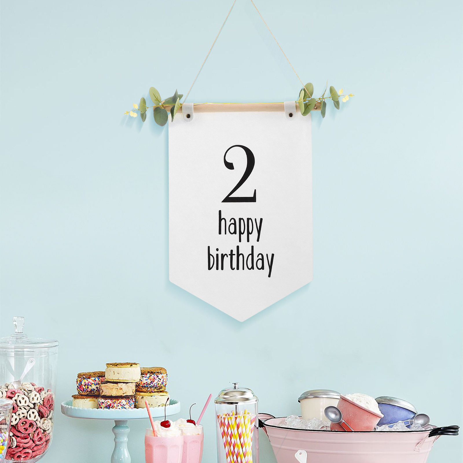 フェルト製誕生日バナー ベビーシャワー飾り付け 男の子 女の - Baby Nursery Forest Theme のレビューと価格
