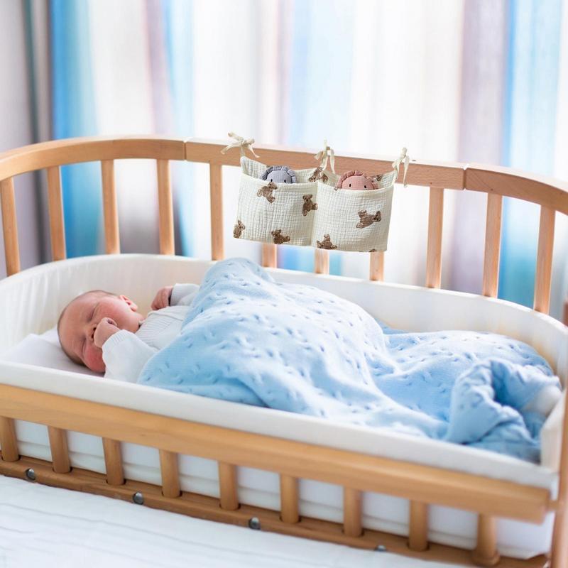 ベビーベッドオーガナイザー、キャディベッド、収納バッグ、2ポ - Baby Nursery Organizer のレビューと価格