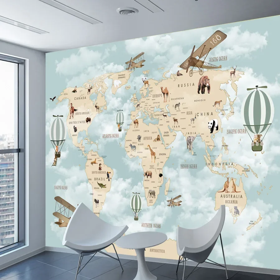 壁紙 ホームデコレーション アート 剥がして貼るだけの壁紙  - Baby Nursery Mural Wallpaper のレビューと価格