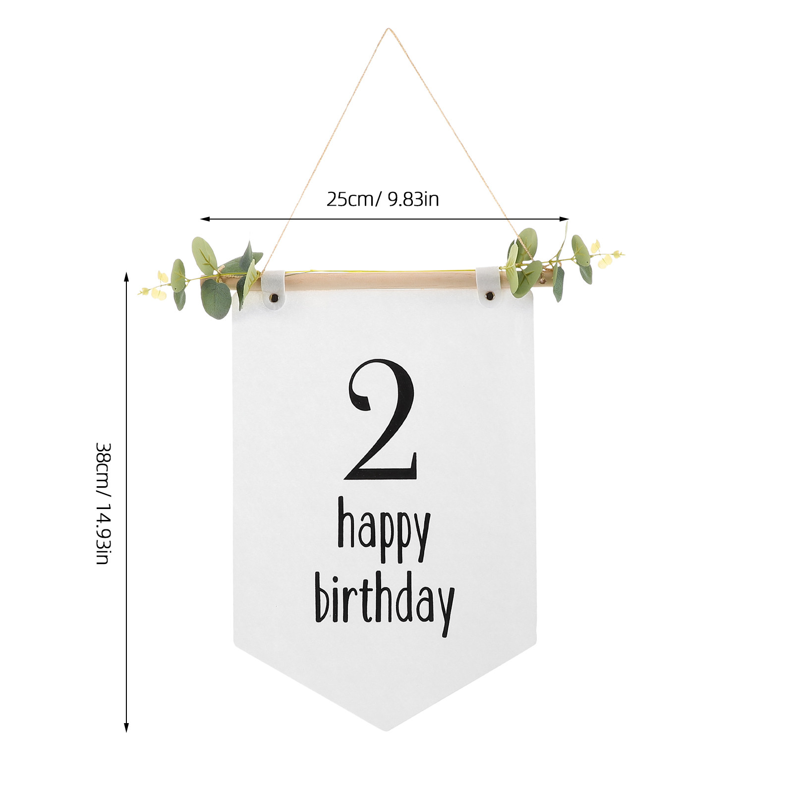 フェルト製誕生日バナー 森のパーティー飾り 子供用 ベビーシ - Baby Nursery Forest Theme のレビューと価格