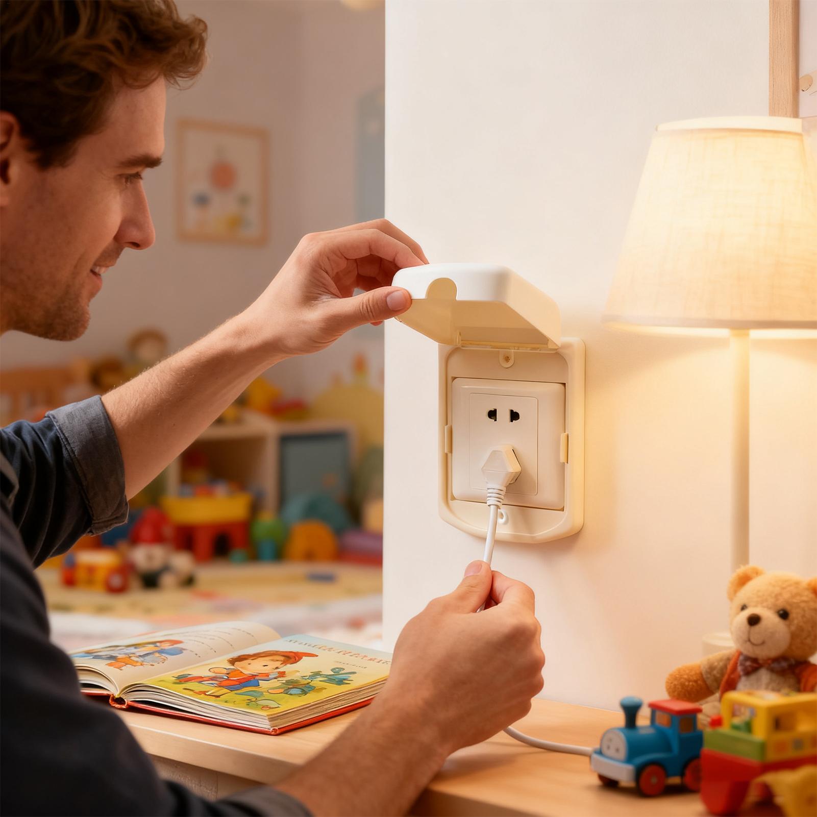 ベビーガードコンセントカバー、家庭、保育園、キッチン、寝室、 - Baby Nursery Outlet のレビューと価格