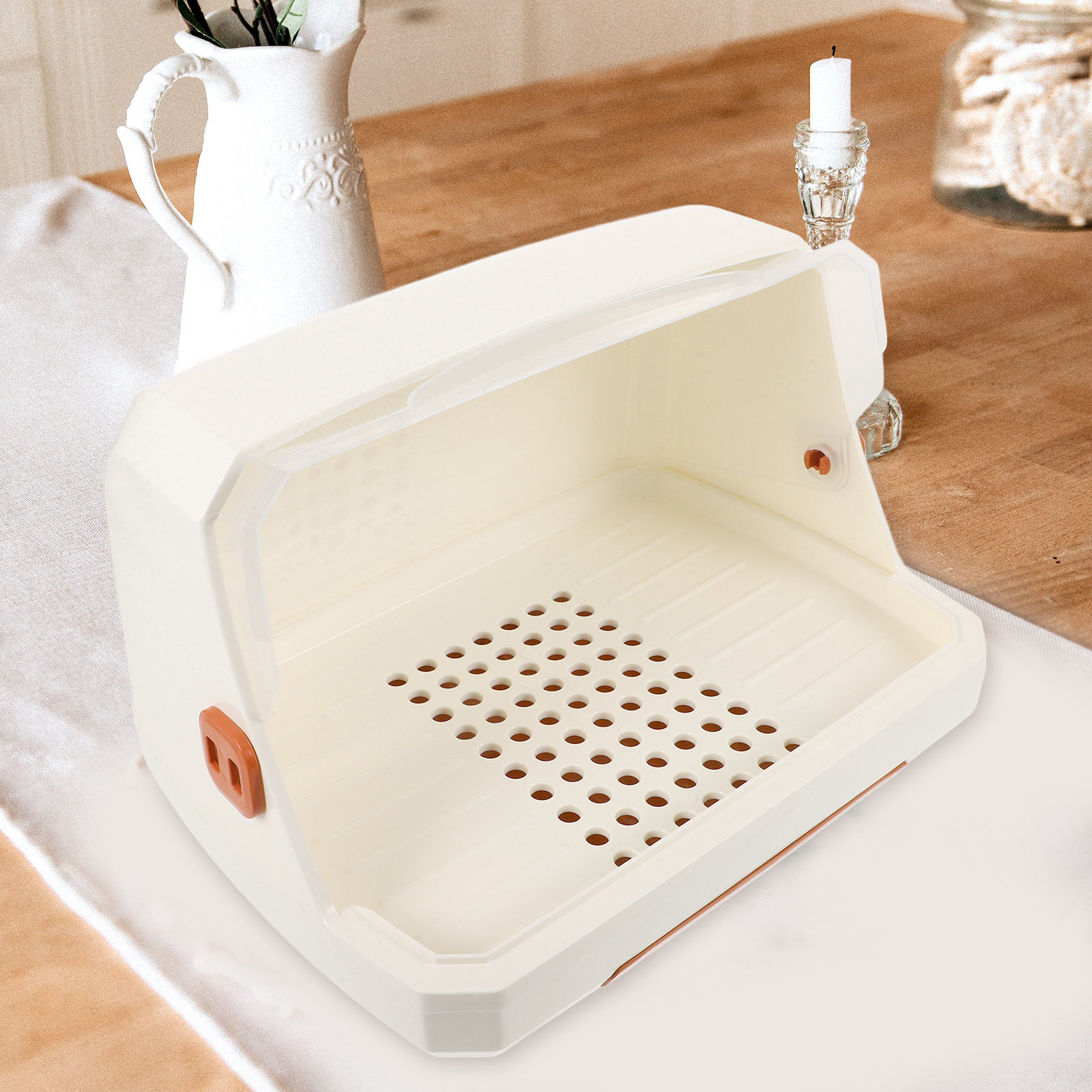 水カップオーガナイザー哺乳瓶収納ボックス蓋付き授乳乾燥ケース - Baby Nursery Organizer のレビューと価格