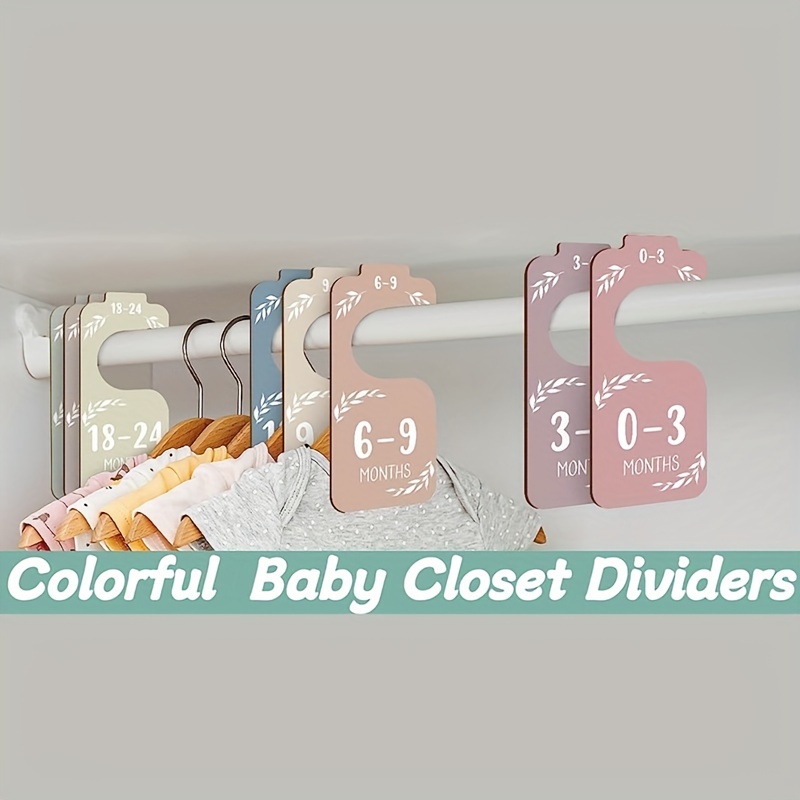8 個の木製ベビークローゼットディバイダーベビー服オーガナイ - Closet Organizer Baby のレビューと価格