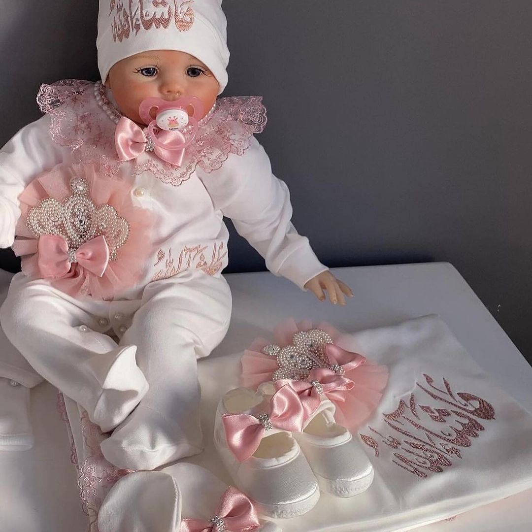 Dollbling 5 個新生児ウェルカムホーム衣装綿幼児ベ - Baby Nursery Bedding Sets のレビューと価格