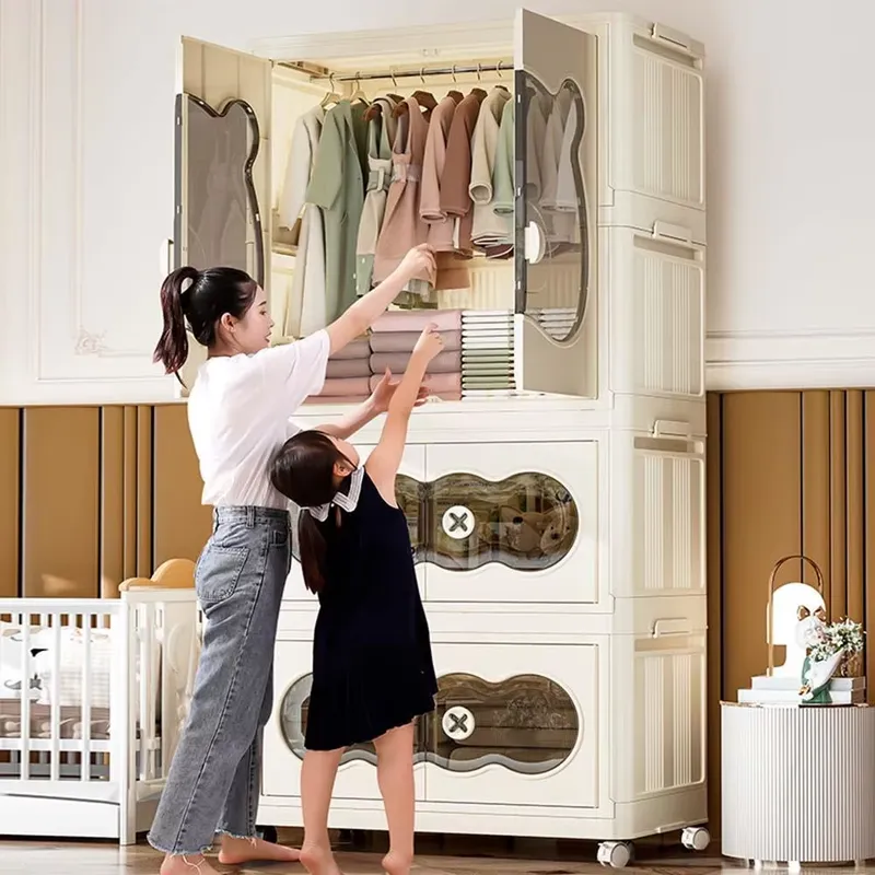 折りたたみ式ポータブルベビーワードローブ、大容量で耐久性があ - Baby Nursery Organizer のレビューと価格