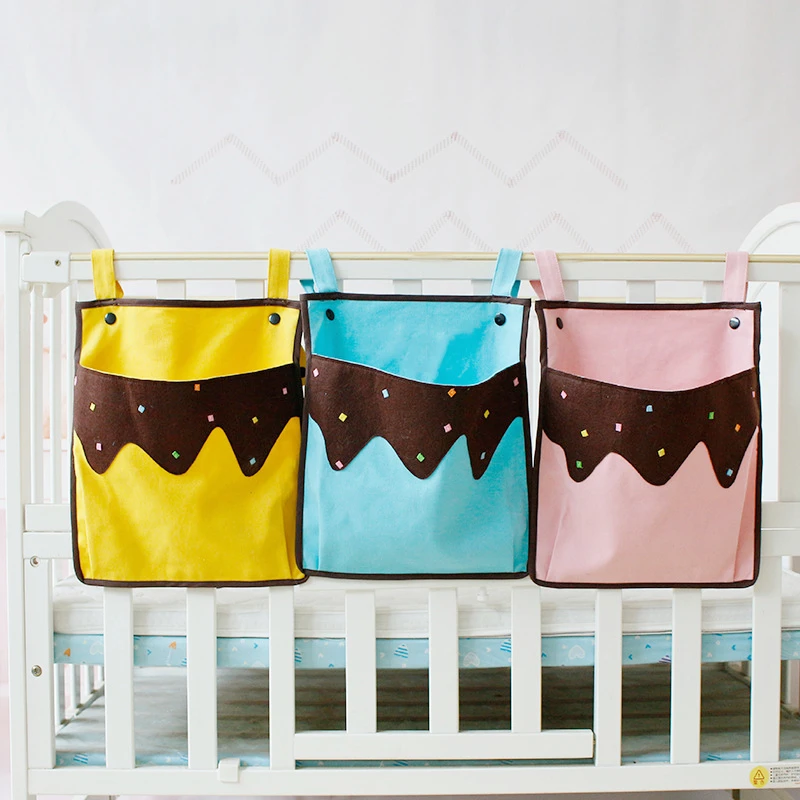 綿製吊り下げ収納バッグ、漫画柄新生児用ベビーベッドオーガナイ - Baby Nursery Bedding Sets のレビューと価格