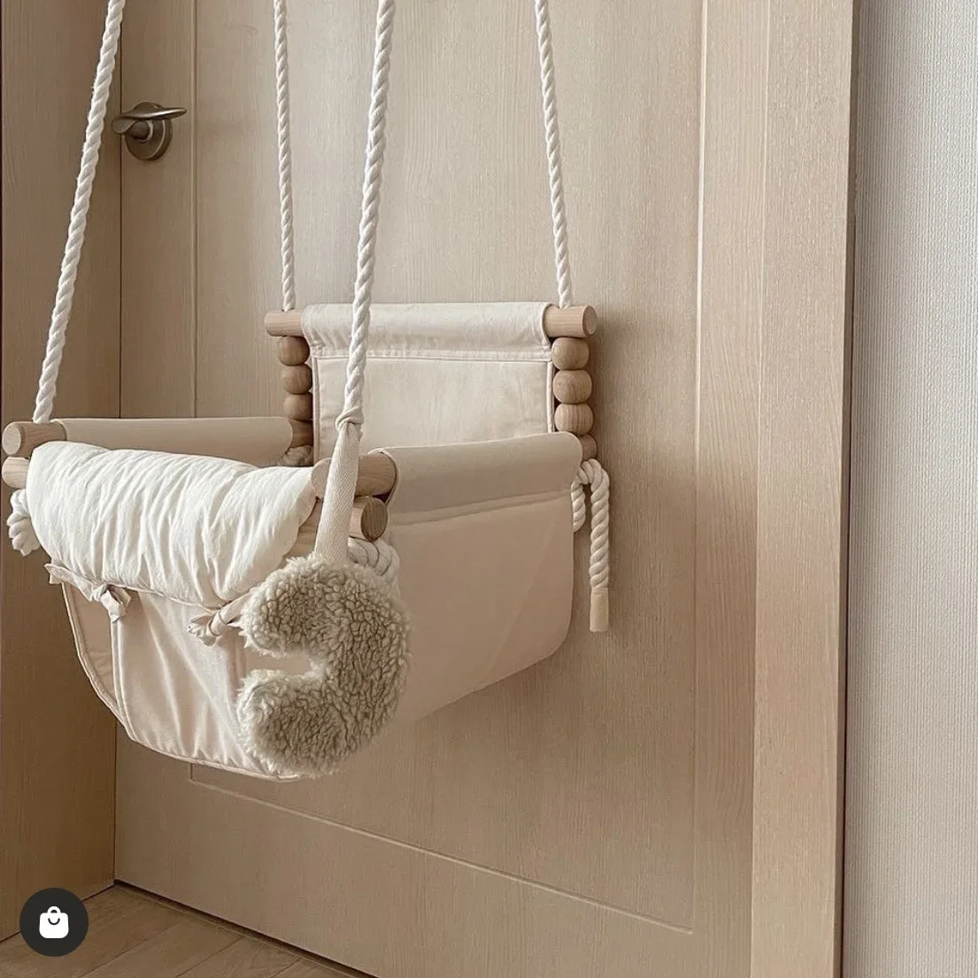 ベビー室内ハンギングスイング、幼児用ハンギングチェア、小型バ - Baby Nursery Basket のレビューと価格