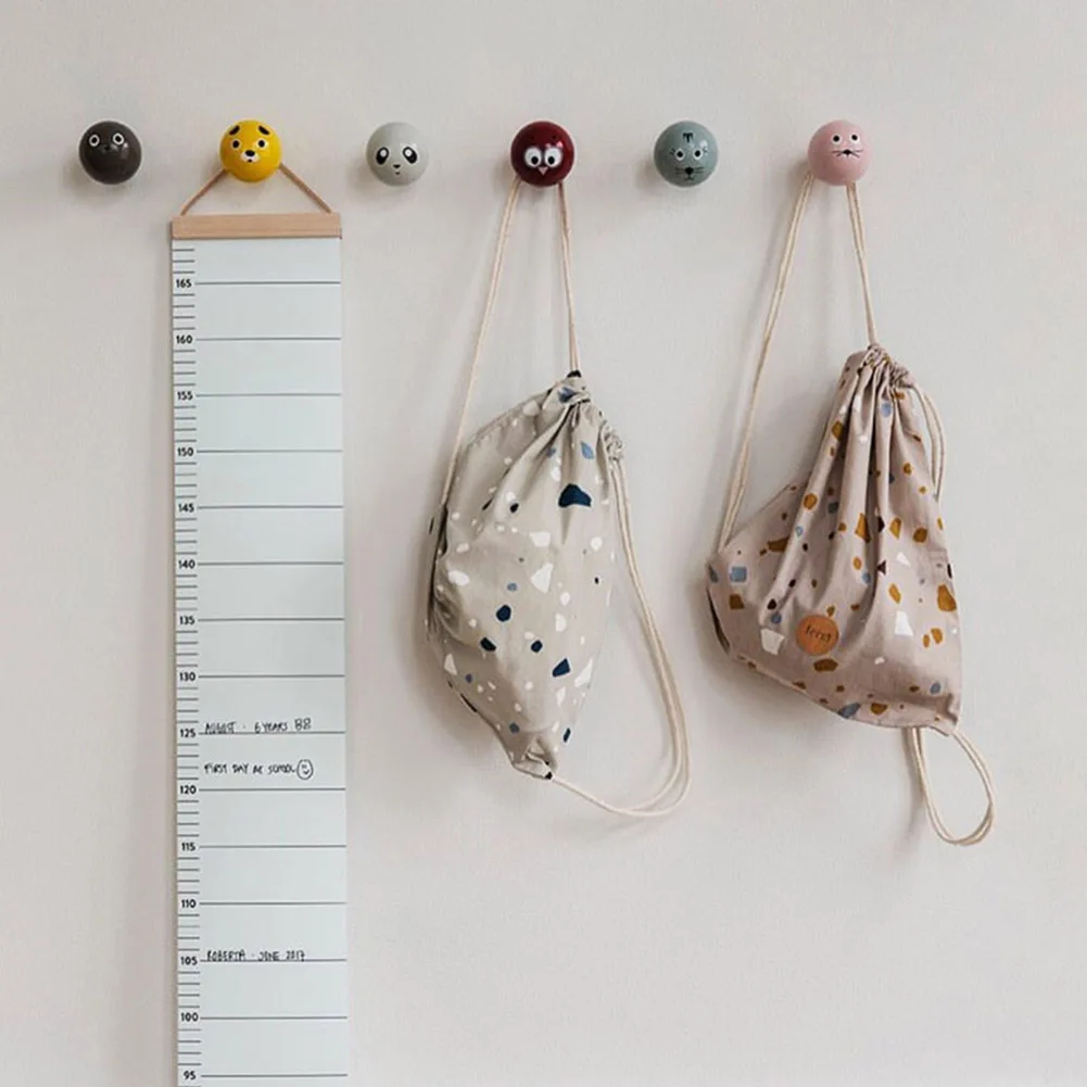 北欧子供身長定規キャンバスぶら下げ成長チャートキッズルームの - Baby Nursery Ornaments のレビューと価格