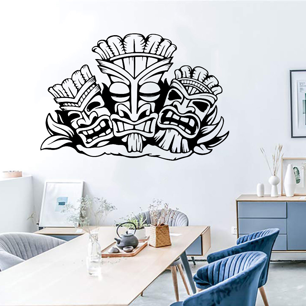 ウォールステッカーハワイアントーテムアロハワイティキバービー - Baby Nursery Decals のレビューと価格