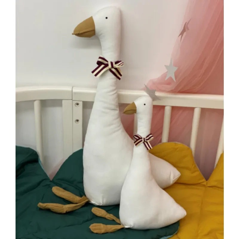 INSスタイルの布製ガチョウぬいぐるみ 35/55cmサイズ - Baby Nursery Cushion のレビューと価格