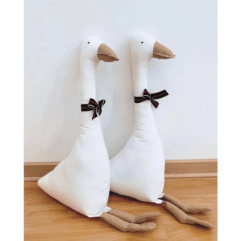 INSスタイルの布製ガチョウぬいぐるみ 35/55cmサイズ - Baby Nursery Cushion のレビューと価格