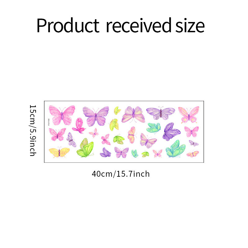 ロマンチックな蝶の壁のステッカークリエイティブホーム壁の装飾 - Baby Nursery Decals のレビューと価格