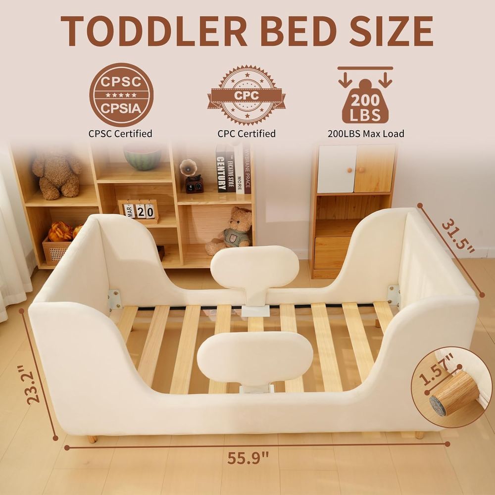幼児用ベッド - 取り外し可能なガードレール付き幼児用フロア - Bed Rail Toddler のレビューと価格