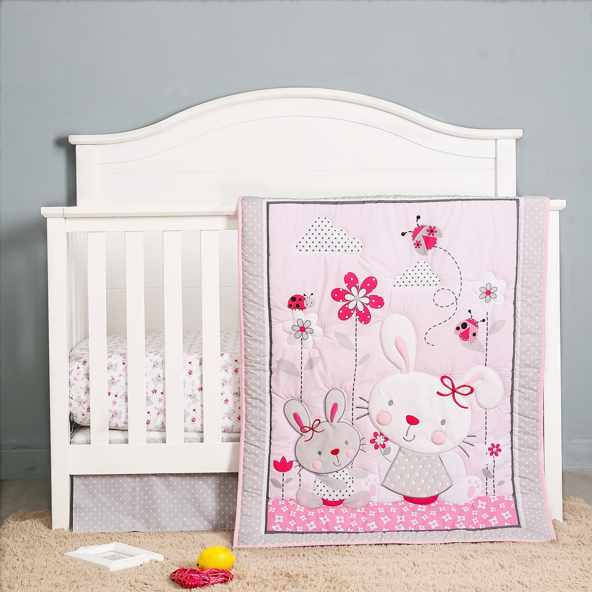 3点セット 新生児用ベビーベッド寝具セット 乳幼児用寝具セッ - Baby Nursery Bedding Sets のレビューと価格