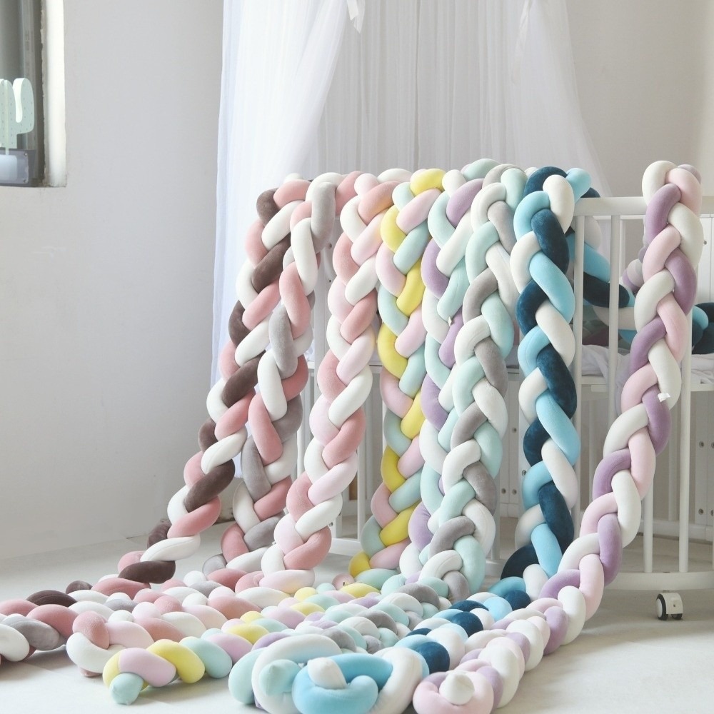 ベビーベッドバンパー 手作りベビーベッドバンパー 通気性のあ - Baby Nursery Pillow のレビューと価格