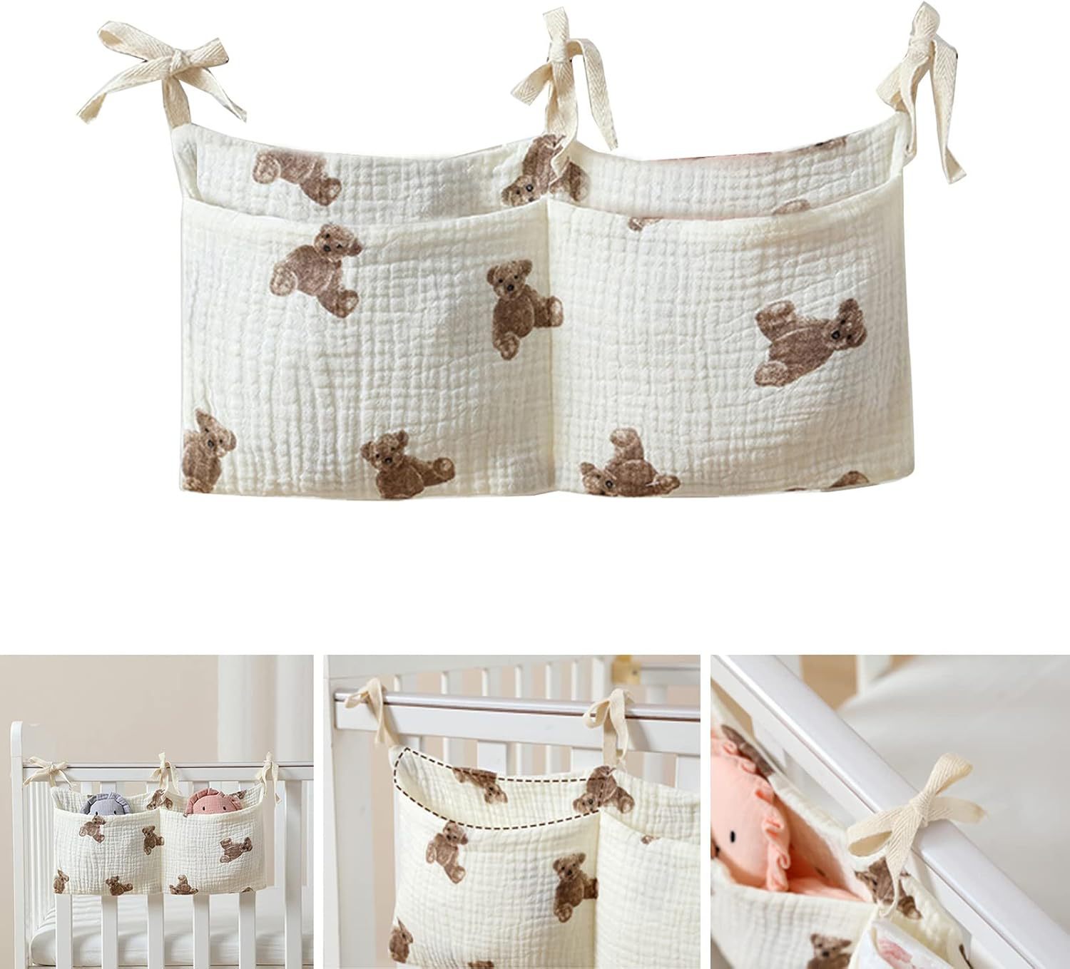 ベビーベッドオーガナイザーベビーベッドキャディベッド収納袋  - Baby Nursery Furniture のレビューと価格
