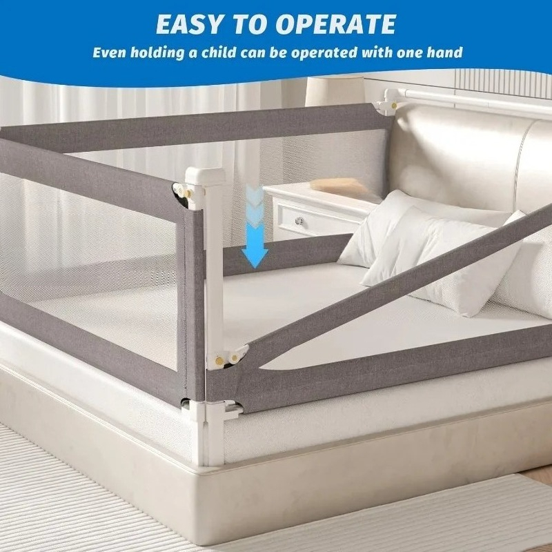 180cm調節可能なベビーベッドガードレール - 子供の活動 - Bed Rail Toddler のレビューと価格