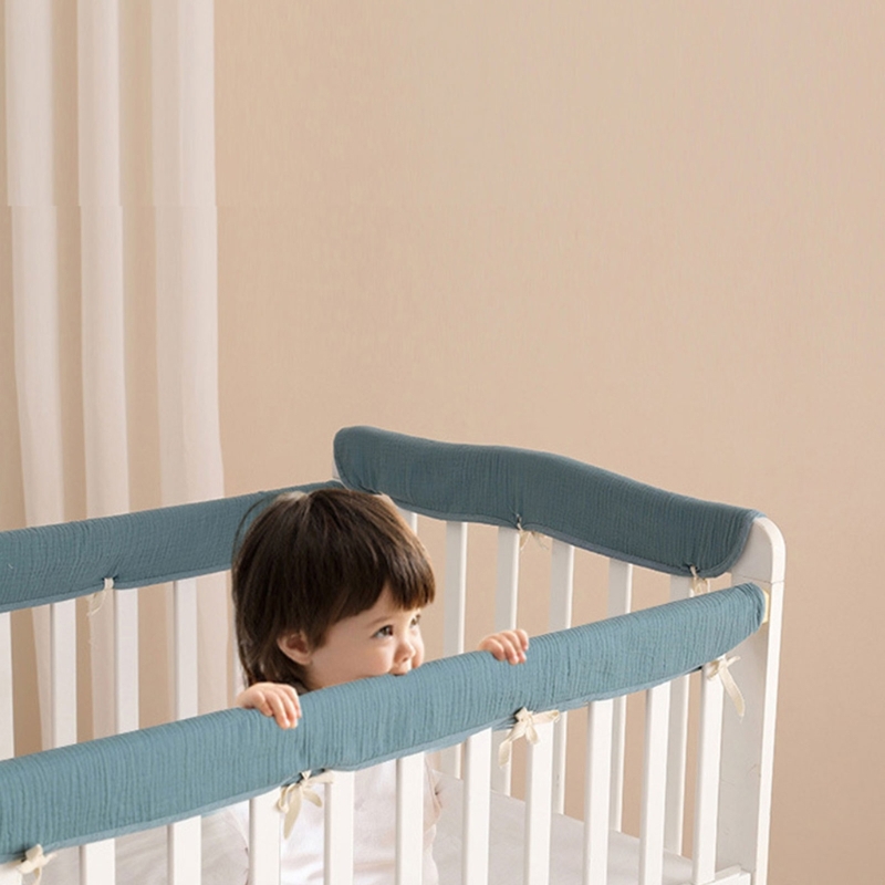 赤ちゃん用の綿のベビーベッドプロテクター,新生児用の標準サイ - Bed Rail Toddler のレビューと価格
