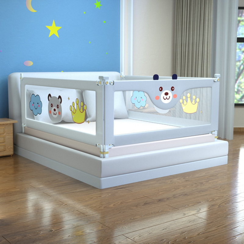 ベビー安全ベッドバリア子供の寝室漫画プロテクター子供睡眠落下 - Bed Rail Toddler のレビューと価格