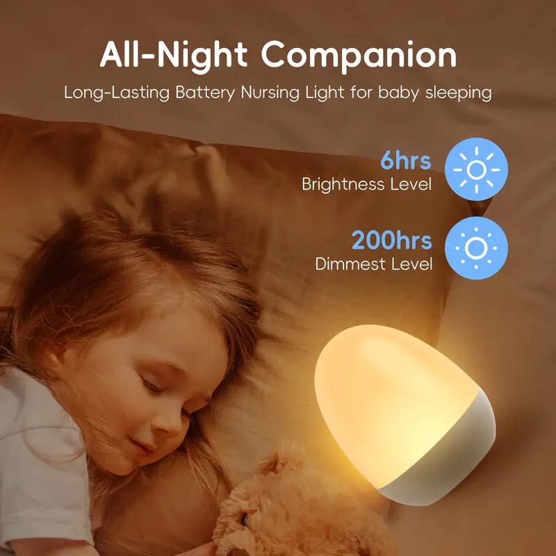 充電式のポータブルエッグナイトライト,ベビーケア用のタッチラ - Baby Nursery Light のレビューと価格