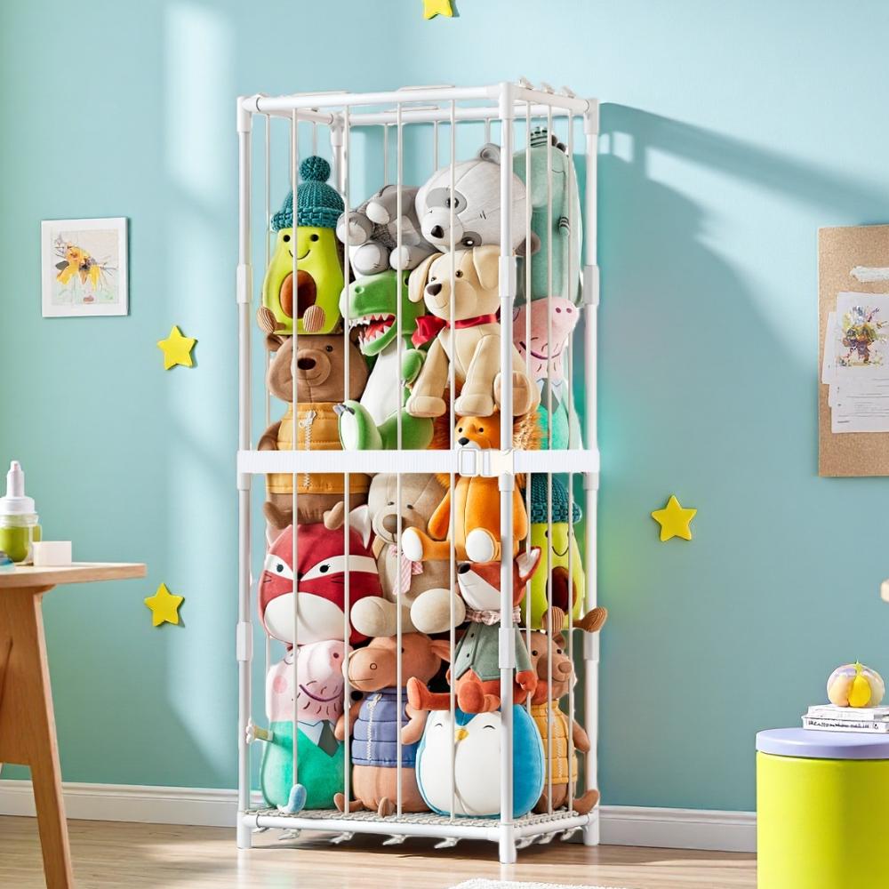 縦型ぬいぐるみ収納オーガナイザー、動物園テーマのぬいぐるみ陳 - Baby Nursery のレビューと価格