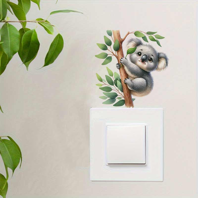 かわいいコアラの壁のステッカー赤ちゃん子供部屋の装飾壁画自己 - Baby Nursery Mural Wallpaper のレビューと価格