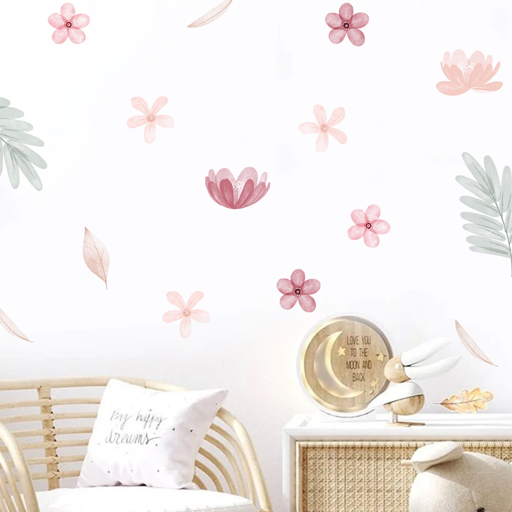 自由奔放に生きる葉植物 DIY ウォールステッカーアート壁画 - Baby Nursery Vinyl Wall Stickers のレビューと価格