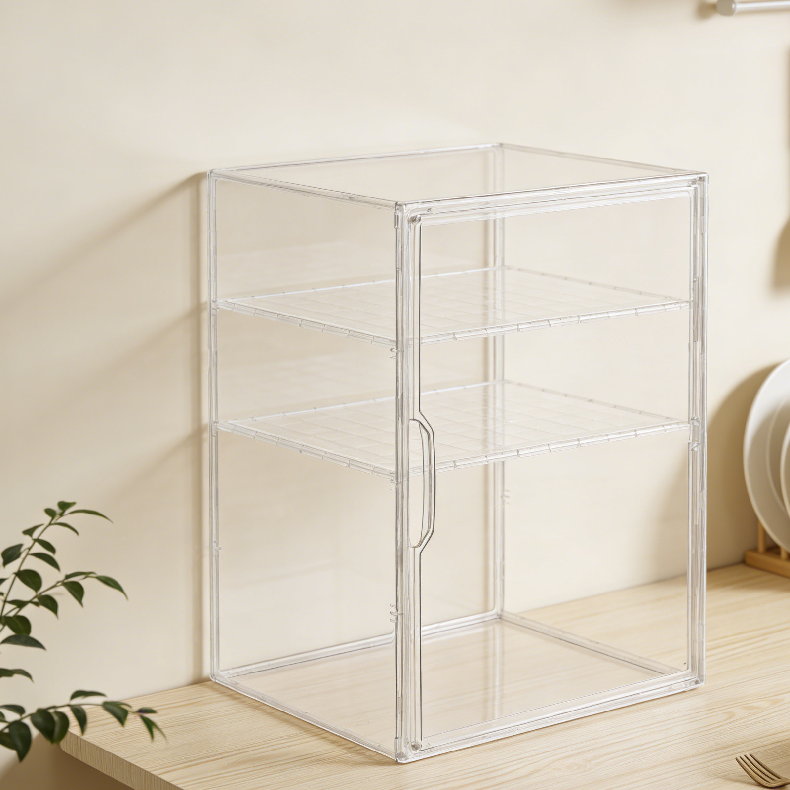 3段式クリアボトルオーガナイザー、ベビーボトル用、調整可能な - Baby Nursery Organizer のレビューと価格