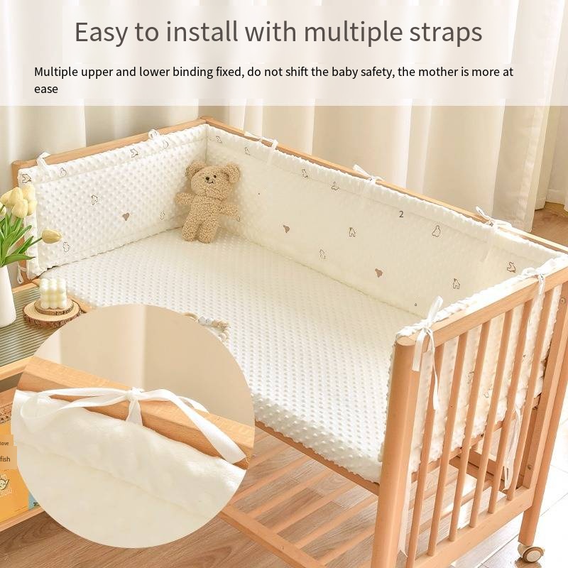 ベビーベッドフェンス綿ベッド保護手すり厚みのあるバンパーベビ - Bed Rail Toddler のレビューと価格