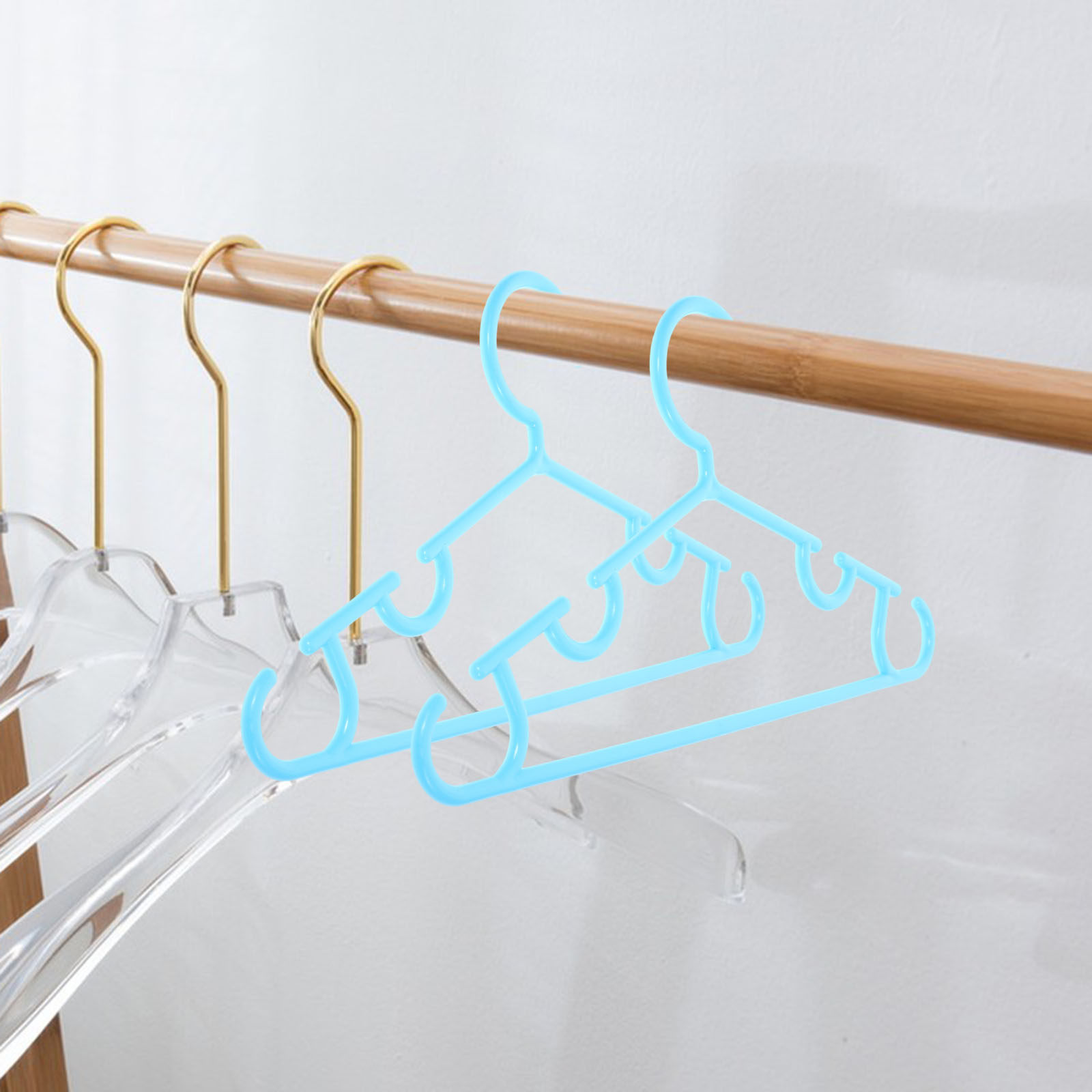 10個入りプラスチック製滑り止めベビーハンガー、頑丈な子供用 - Closet Organizer Baby のレビューと価格