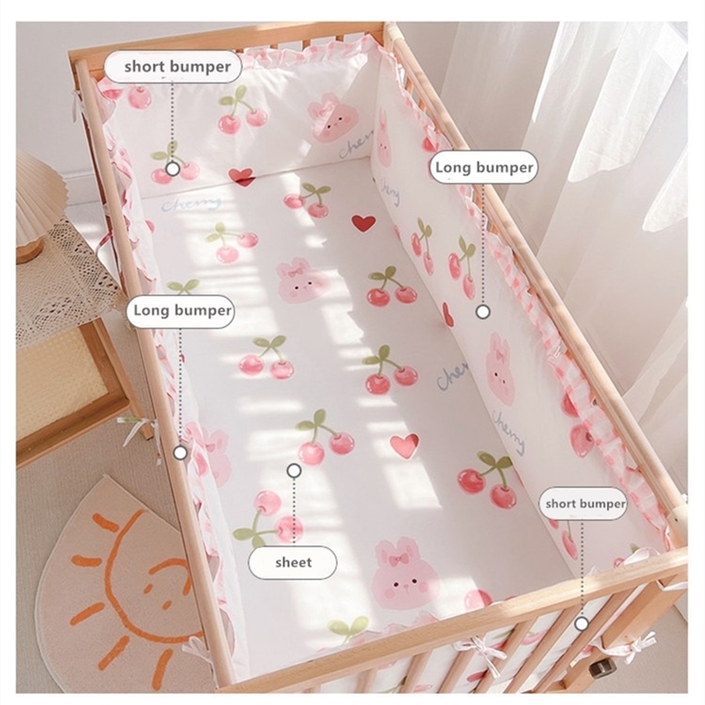 5 個ベビーベッド寝具セット女の子ベビー寝具ベビーベッドセッ - Baby Nursery Bedding Sets のレビューと価格