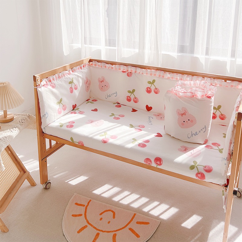 5 個ベビーベッド寝具セット女の子ベビー寝具ベビーベッドセッ - Baby Nursery Bedding Sets のレビューと価格