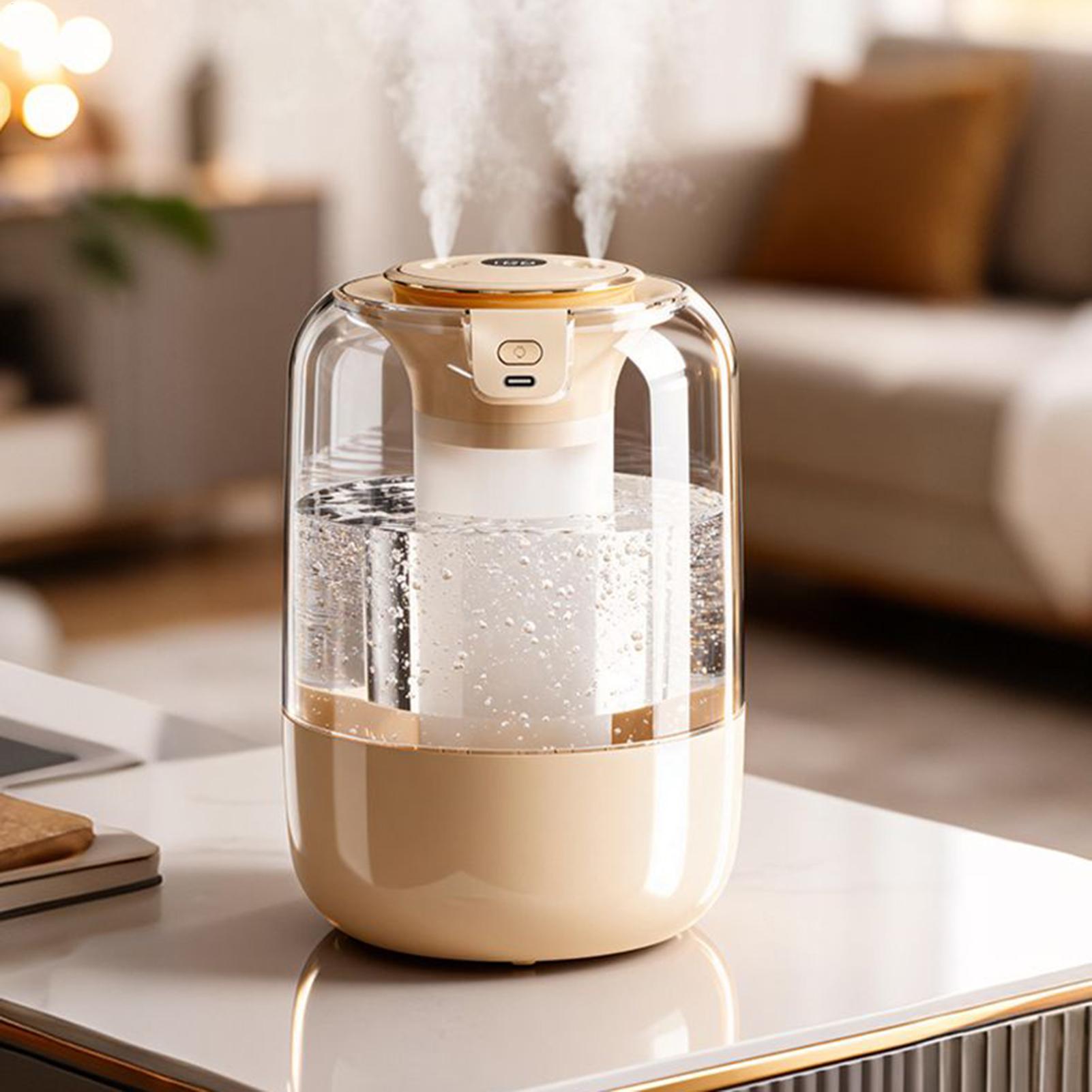 寝室用加湿器 2口 3段階ミスト量 超音波式加湿器 大人用  - Baby Nursery Outlet のレビューと価格