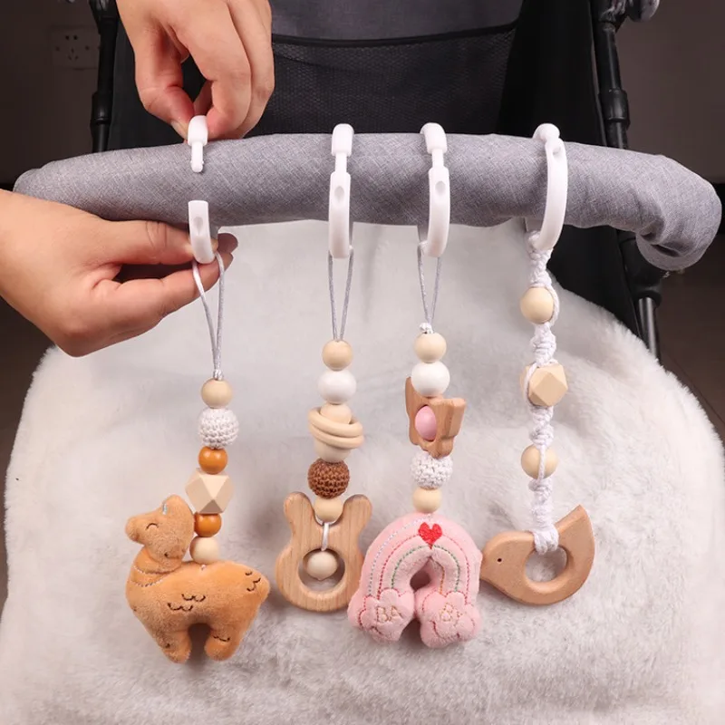 6 個木製赤ちゃんのおもちゃ木製ブナアクティビティジムフレー - Baby Nursery Ornaments のレビューと価格