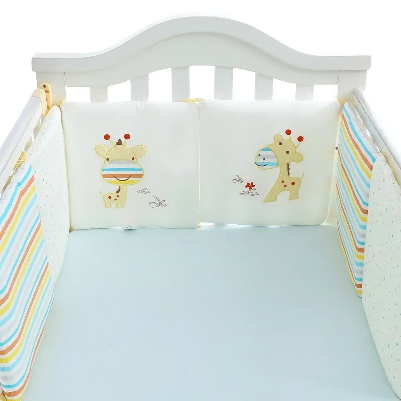 6個入りベビーベッドバンパーセット ソフトコットン製 衝突防 - Baby Nursery Sets のレビューと価格