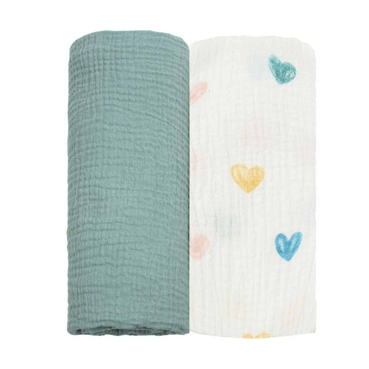 赤ちゃん用ソフトコットンモスリンブランケット,新生児用受け取 - Baby Nursery Bedding Sets のレビューと価格