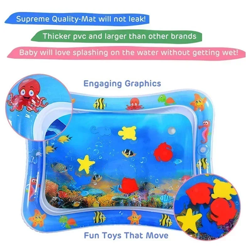 インフレータブルPVCウォーターマット,ベビーマットレス,お - Baby Nursery Cushion のレビューと価格