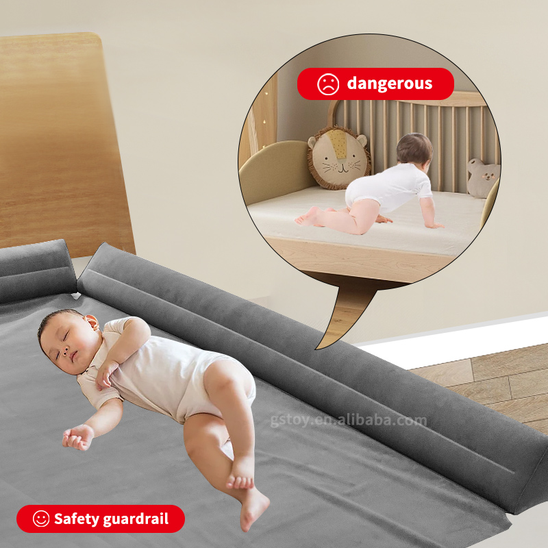 STLF 3面滑り止めポータブルベッドバンパー幼児用インフレ - Bed Rail Toddler のレビューと価格