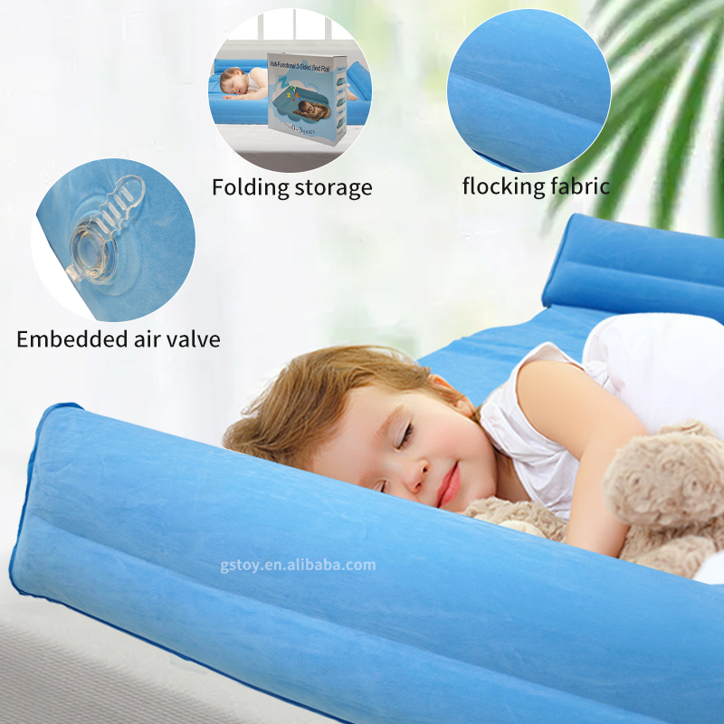 STLF 3面滑り止めポータブルベッドバンパー幼児用インフレ - Bed Rail Toddler のレビューと価格